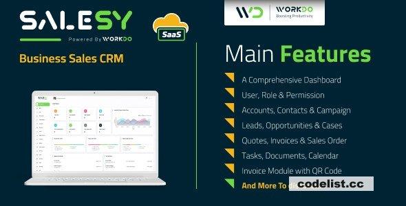 Salesy SaaS v7.9 - Business Sales CRM - nulled