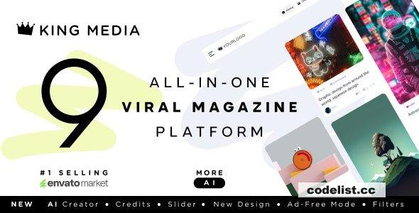 King Media v9.6 - Viral News Video Magazine