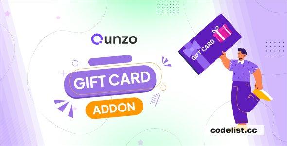 Qunzo - Gift Cards Module Addon v1.0